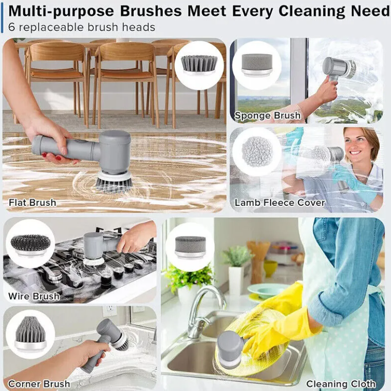 Electric Spin Scrubber — Clean Smarter, Not Harder